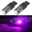 1 Pair 7440 12V 7W Strobe Car LED Fog Light(Purple Light) - Fog / Driving Lights by PMC TechLife | Online Shopping South Africa | PMC TechLife | Buy Now Pay Later Mobicred