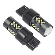 1 Pair 7440 12V 7W Strobe Car LED Fog Light(Ice Blue Light)