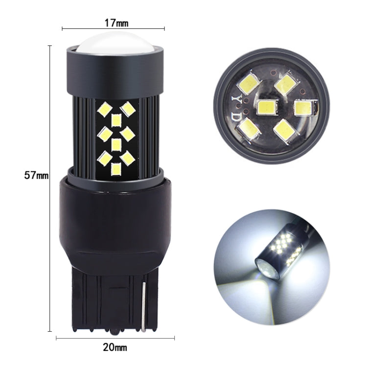 1 Pair 7440 12V 7W Strobe Car LED Fog Light(Ice Blue Light)