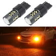 1 Pair 7443 12V 7W Strobe Car LED Fog Light(Orange Light) - Fog / Driving Lights by PMC TechLife | Online Shopping South Africa | PMC TechLife | Buy Now Pay Later Mobicred