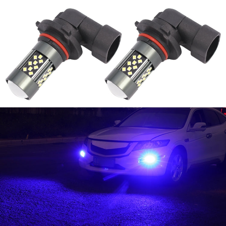 1 Pair 9006 12V 7W Strobe Car LED Fog Light(Blue Light) - Fog / Driving Lights by PMC TechLife | Online Shopping South Africa | PMC TechLife | Buy Now Pay Later Mobicred