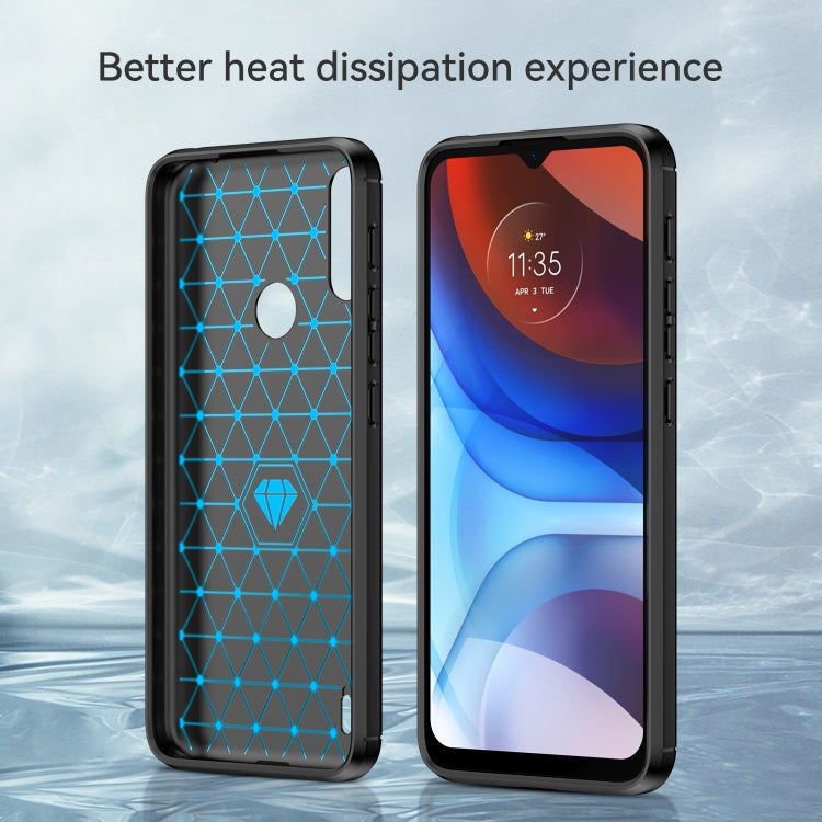 For Lenovo K13 Brushed Texture Carbon Fiber TPU Phone Case(Black) - Lenovo by PMC TechLife | Online Shopping South Africa | PMC TechLife | Buy Now Pay Later Mobicred