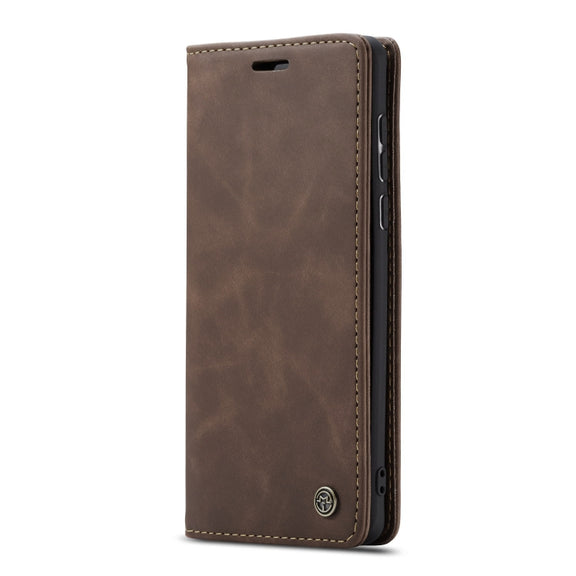 For Huawei P40 CaseMe-013 Multifunctional Horizontal Flip Leather Case with Card Slot & Holder & Wallet(Coffee)