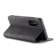 For Huawei P40 Pro CaseMe-013 Multifunctional Horizontal Flip Leather Case with Card Slot & Holder & Wallet(Black)