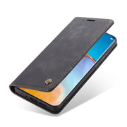 For Huawei P40 Pro CaseMe-013 Multifunctional Horizontal Flip Leather Case with Card Slot & Holder & Wallet(Black)