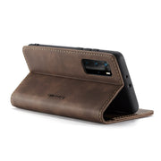 For Huawei P40 Pro CaseMe-013 Multifunctional Horizontal Flip Leather Case with Card Slot & Holder & Wallet(Coffee)