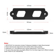 Car Aluminum Alloy Battery Fixing Bracket for Honda Civic 1988-2000(Blue)