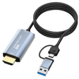 Z36 HDMI/M Male to USB-Type C/M Male HD Video Capture Card, Length: 2m - Video Capture Solutions by PMC TechLife | Online Shopping South Africa | PMC TechLife | Buy Now Pay Later Mobicred