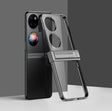 For Huawei P50 Pocket Electroplating PC Full Coverage Shockproof Phone Case(Black) - Huawei Cases by PMC TechLife | Online Shopping South Africa | PMC TechLife | Buy Now Pay Later Mobicred