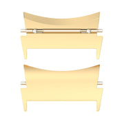 For Samsung Galaxy Watch 5 / Watch 5 Pro / Watch 4 / Watch 4 Classic 1 Pair Universal Metal Watch Band Connectors(Gold)