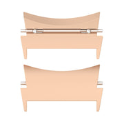 For Samsung Galaxy Watch 5 / Watch 5 Pro / Watch 4 / Watch 4 Classic 1 Pair Universal Metal Watch Band Connectors(Rose Gold)