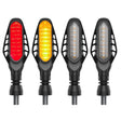 4 PCS Modified Motorcycle 16LEDs Brake Turn Tail Light, Transparent Shell(Red Light + Yellow Light) - free shipping - PMC TechLife - Order now!
