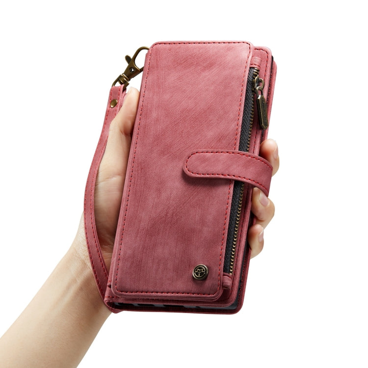 For iPhone 14 Pro CaseMe C30 Multifunctional Phone Leather Case(Red)