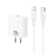 REMAX RP-U5 Extreme 2 Series 20W PD Charger + 1m USB-C / Type-C to 8 Pin Fast Charge Data Cable Set, Specification:US Plug(White) - USB Charger by REMAX | Online Shopping South Africa | PMC TechLife | Buy Now Pay Later Mobicred