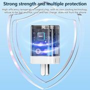 REMAX RP-U6 Magic Speed Series 30W USB+USB-C / Type-C Foldable Fast Charger, Specification:CN Plug(White)