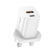 REMAX RP-U6 Magic Speed Series 30W USB+USB-C / Type-C Foldable Fast Charger, Specification:UK Plug(White) - USB Charger by REMAX | Online Shopping South Africa | PMC TechLife | Buy Now Pay Later Mobicred