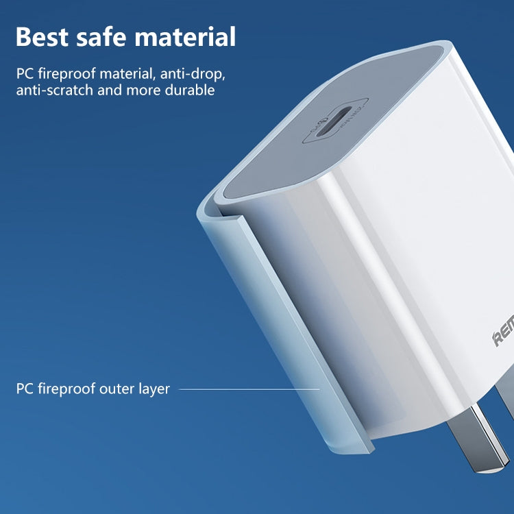 REMAX RP-U79 Speed Series 20W USB-C/Type-C Multi-Compatible Fast Charger, Specification:UK Plug(White) - free shipping - PMC Jewellery - Order now!