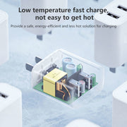 REMAX RP-U35 Jane Series 2.1A Dual USB Port Fast Charger Set, Cable:USB-C/Type-C(CN Plug)