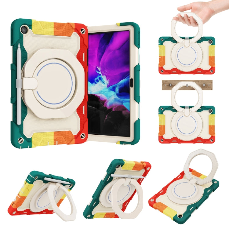 For Lenovo Tab M10 Plus 3rd Gen Armor Contrast Color Silicone + PC Tablet Case(Colorful Red) - Lenovo by PMC TechLife | Online Shopping South Africa | PMC TechLife | Buy Now Pay Later Mobicred