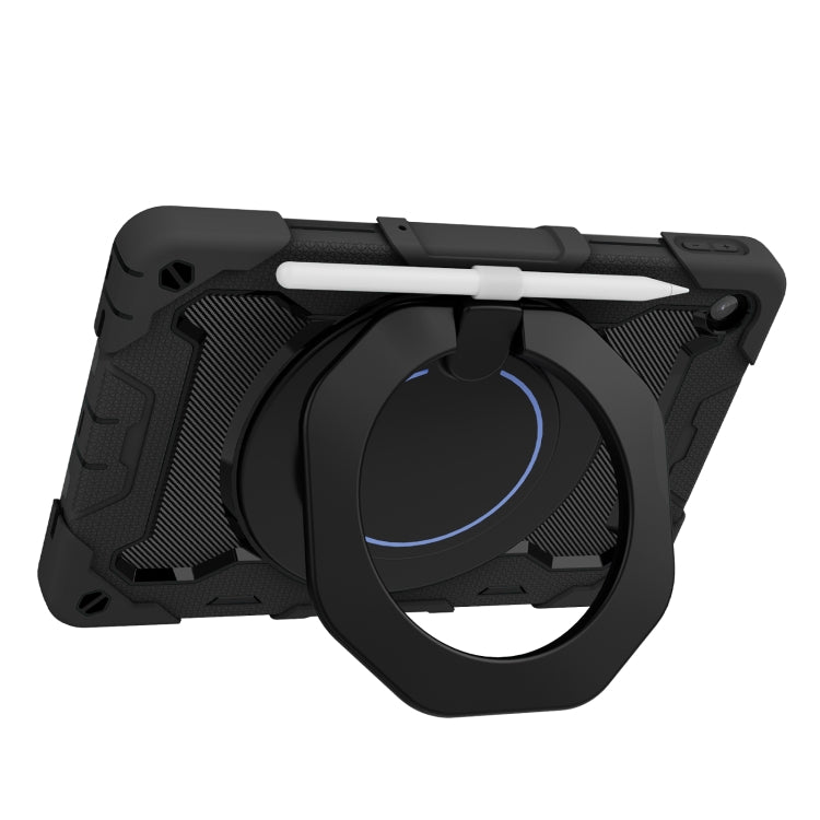 For Lenovo Tab M10 Plus 3rd Gen Armor Contrast Color Silicone + PC Tablet Case(Black) - Lenovo by PMC TechLife | Online Shopping South Africa | PMC TechLife | Buy Now Pay Later Mobicred