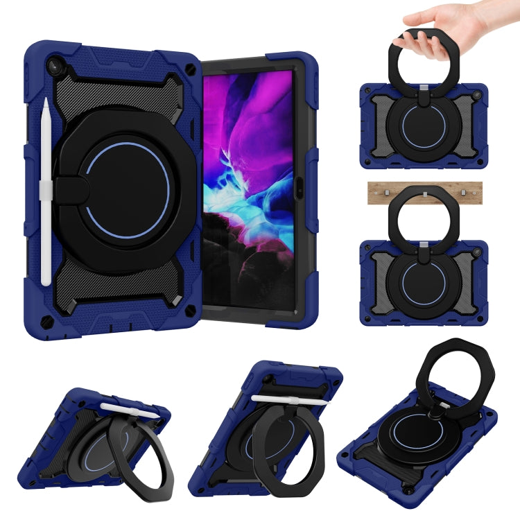 For Lenovo Tab M10 Plus 3rd Gen Armor Contrast Color Silicone + PC Tablet Case(Navy Blue) - Lenovo by PMC TechLife | Online Shopping South Africa | PMC TechLife | Buy Now Pay Later Mobicred