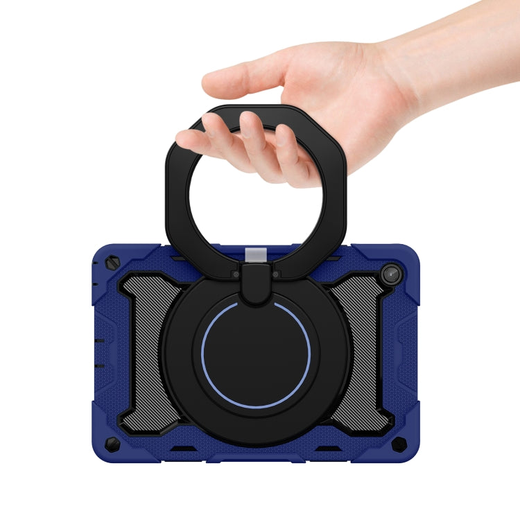 For Lenovo Tab M10 Plus 3rd Gen Armor Contrast Color Silicone + PC Tablet Case(Navy Blue) - Lenovo by PMC TechLife | Online Shopping South Africa | PMC TechLife | Buy Now Pay Later Mobicred