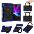 For Lenovo Tad P11 Armor Contrast Color Silicone + PC Tablet Case(Navy Blue) - Lenovo by PMC TechLife | Online Shopping South Africa | PMC TechLife | Buy Now Pay Later Mobicred