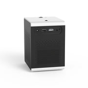 D110 180 ANSI Lumens Mini LED+LCD Smartphone Wireless Screen Mirroring Projector, Plug Type:US Plug(White)
