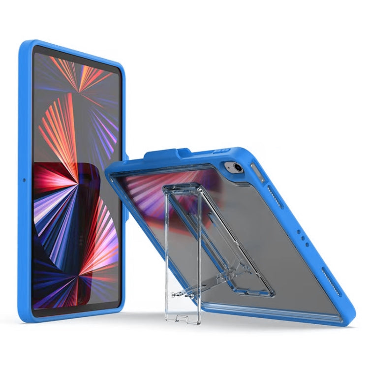 Mutural Transparent Holder Tablet Case For iPad Air 2022/ 2020 10.9(Blue) - free shipping - PMc TechLife - Order now!