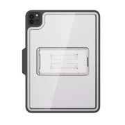 For iPad Pro 11 2022 / 2021 / 2020 / 2018 Mutural Transparent Holder Tablet Case(Black)