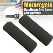 1 Pair Motorcycle Non-slip Sweat-absorbing Water-resistant Sponge Handle Cover, Inside Diameter:31mm
