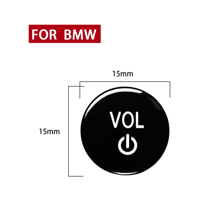 Car Audio Volume Button for BMW X7 G07 2019+, Left and Right Drive(Black) - Car Interior Mouldings by PMC TechLife | Online Shopping South Africa | PMC TechLife | Buy Now Pay Later Mobicred