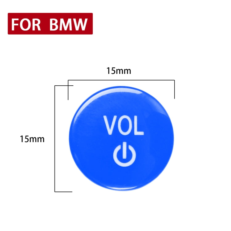 Car Audio Volume Button for BMW X7 G07 2019+, Left and Right Drive(Blue) - Car Interior Mouldings by PMC TechLife | Online Shopping South Africa | PMC TechLife | Buy Now Pay Later Mobicred