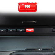 Car Gear ESP Anti-skid Button for BMW 1-Series F20/F21 2012-2018,Left and Right Drive(Red)
