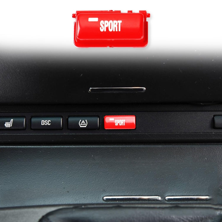 Car Gear ESP Anti-skid Button for BMW 1-Series F20/F21 2012-2018,Left and Right Drive(Red)