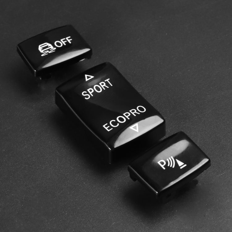 Car Gear Button Set for BMW 1 Series F20 2012-2018,Left and Right Drive(Black) - Car Interior Mouldings by PMC TechLife | Online Shopping South Africa | PMC TechLife | Buy Now Pay Later Mobicred