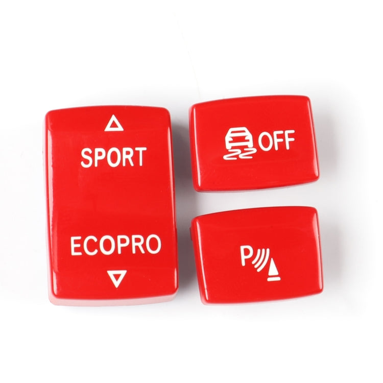 Car Gear Button Set for BMW 1 Series F20 2012-2018,Left and Right Drive(Red) - Car Interior Mouldings by PMC TechLife | Online Shopping South Africa | PMC TechLife | Buy Now Pay Later Mobicred