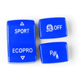 Car Gear Button Set for BMW 1 Series F20 2012-2018,Left and Right Drive(Blue) - free shipping - PMC TechLife - Order now!