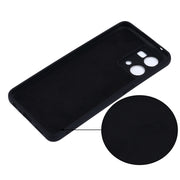 For OPPO Reno 7 4G Global/F21 Pro 4G Pure Color Liquid Silicone Shockproof Full Coverage Phone Case(Black)