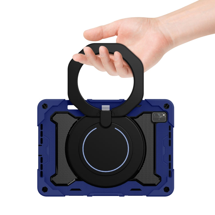 For Huawei MatePad Pro 12.6 2021 Armor Contrast Color Silicone + PC Tablet Case(Navy Blue) - Huawei by PMC TechLife | Online Shopping South Africa | PMC TechLife | Buy Now Pay Later Mobicred