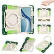 For Huawei MatePad Pro 12.6 2021 Armor Contrast Color Silicone + PC Tablet Case(Colorful Green) - Huawei by PMC TechLife | Online Shopping South Africa | PMC TechLife | Buy Now Pay Later Mobicred