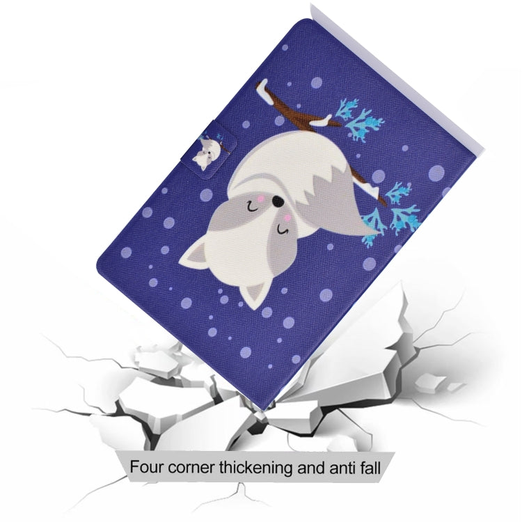 For Amazon Kindle Fire 7 2022 Electric Horizontal Flat Painted Leather Tablet Case(Arctic Fox) - free shipping - PMC TechLife - Order now!