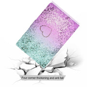 For Amazon Kindle Fire 7 2022 Electric Horizontal Flat Painted Leather Tablet Case(Love Quicksand)