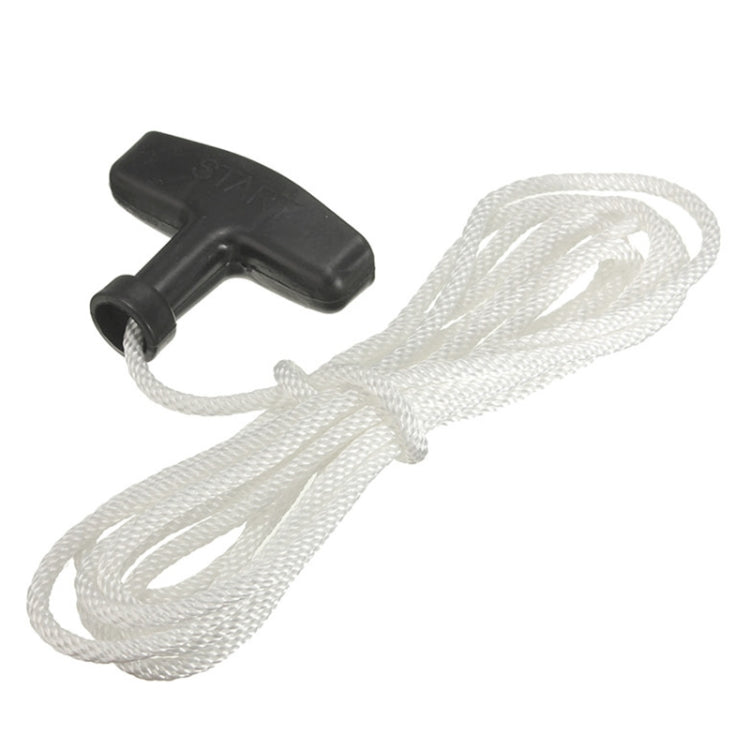 Lawn Mower Chainsaw Trimmer Universal Recoil Pull Start Handle with Rope Cord, Rope Length:4m