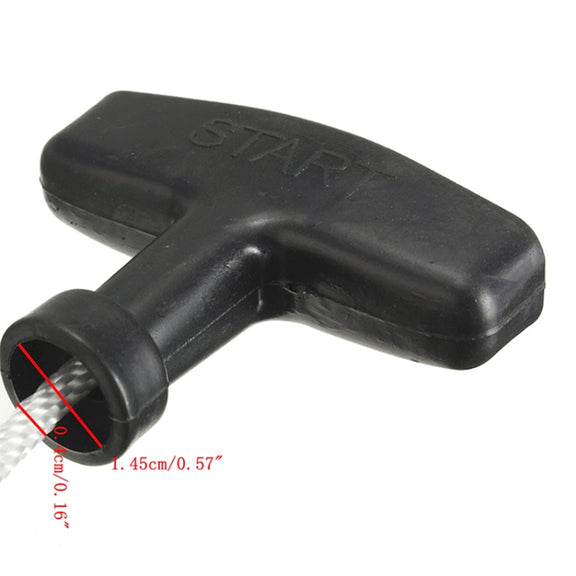 Lawn Mower Chainsaw Trimmer Universal Recoil Pull Start Handle with Rope Cord, Rope Length:4m
