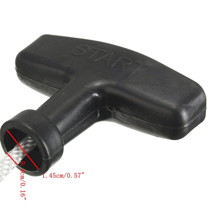 Lawn Mower Chainsaw Trimmer Universal Recoil Pull Start Handle with Rope Cord, Rope Length:4m