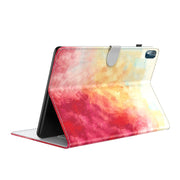 For Nokia T10 Watercolor Pattern Flip Leather Tablet Case(Spring Cherry)