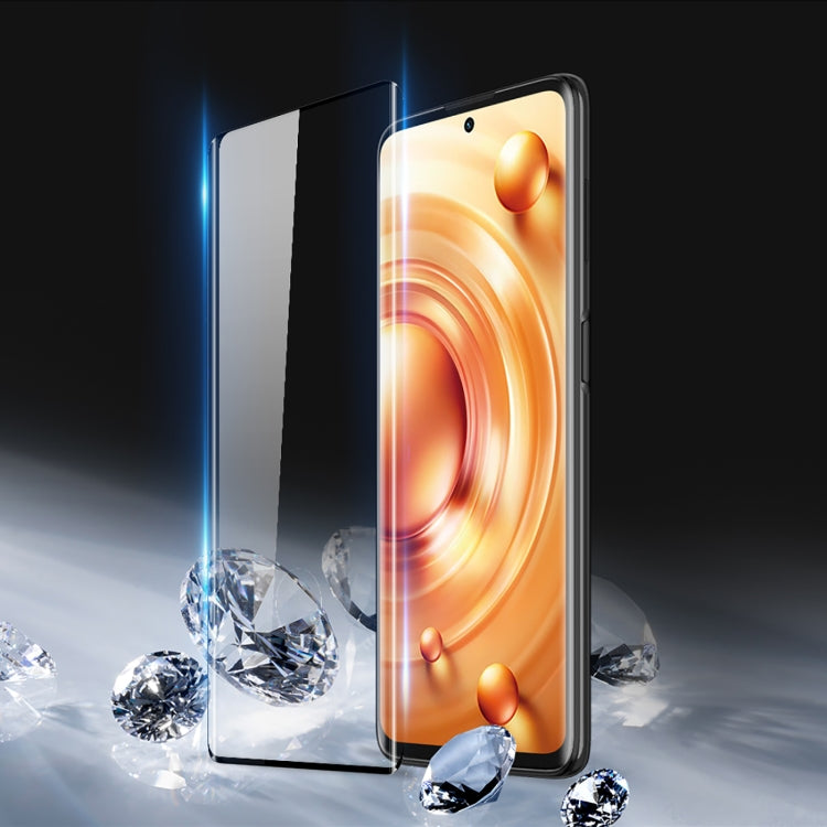 10 PCS For vivo X80 Pro DUX DUCIS 0.33mm 9H Medium Alumina Tempered Glass Film