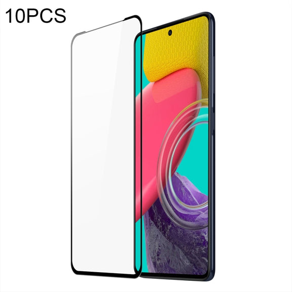 10 PCS For Samsung Galaxy M53 5G DUX DUCIS 0.33mm 9H Medium Alumina Tempered Glass Film