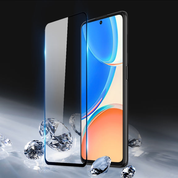 10 PCS For Honor X8 DUX DUCIS 0.33mm 9H Medium Alumina Tempered Glass Film